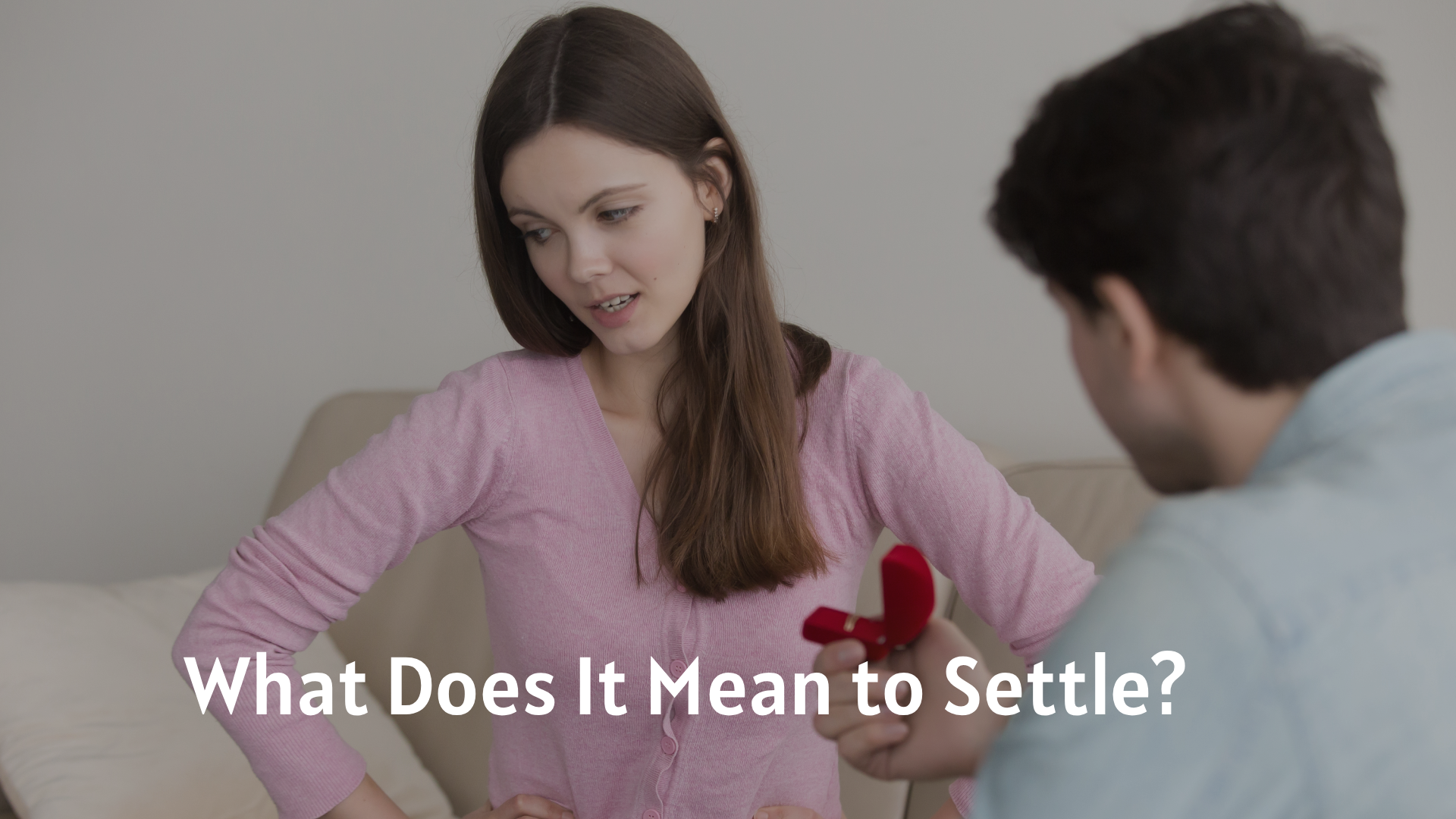 What Does It Mean to Settle