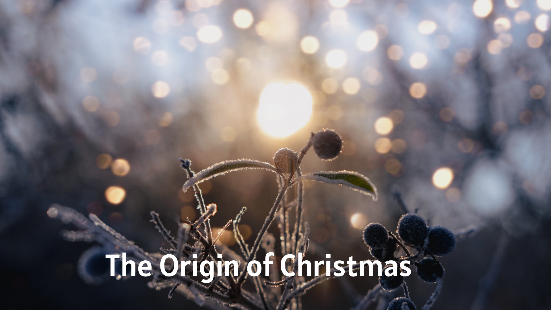 The Origin of Christmas